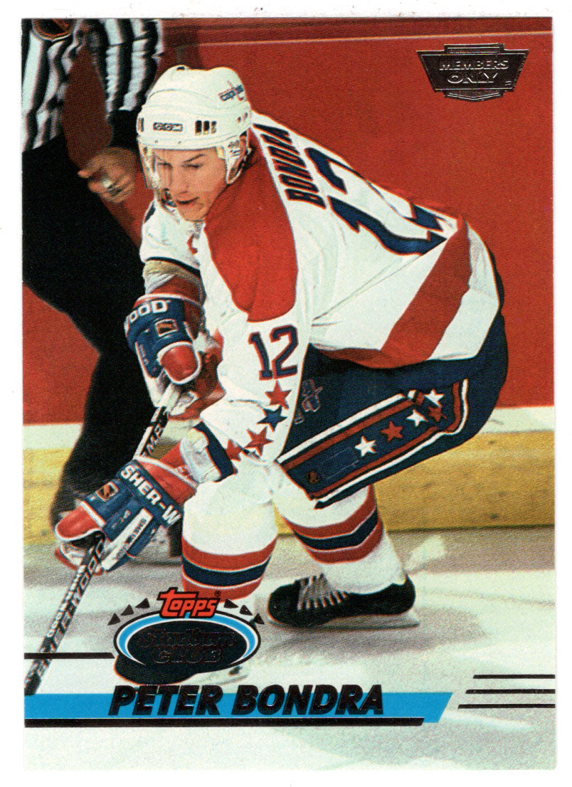 Peter Bondra - Washington Capitals (NHL Hockey Card) 1993-94 Topps Stadium Club # 82 Mint