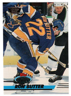 Ron Sutter - St. Louis Blues (NHL Hockey Card) 1993-94 Topps Stadium Club # 86 Mint