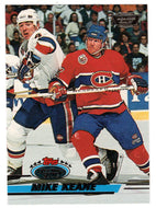 Mike Keane - Montreal Canadiens (NHL Hockey Card) 1993-94 Topps Stadium Club # 92 Mint