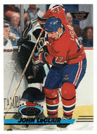 John LeClair - Montreal Canadiens (NHL Hockey Card) 1993-94 Topps Stadium Club # 95 Mint