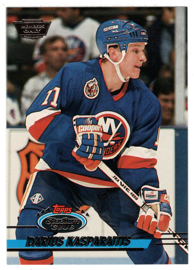 Darius Kasparaitis - New York Islanders (NHL Hockey Card) 1993-94 Topps Stadium Club # 101 Mint