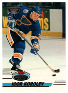 Igor Korolev - St. Louis Blues (NHL Hockey Card) 1993-94 Topps Stadium Club # 119 Mint