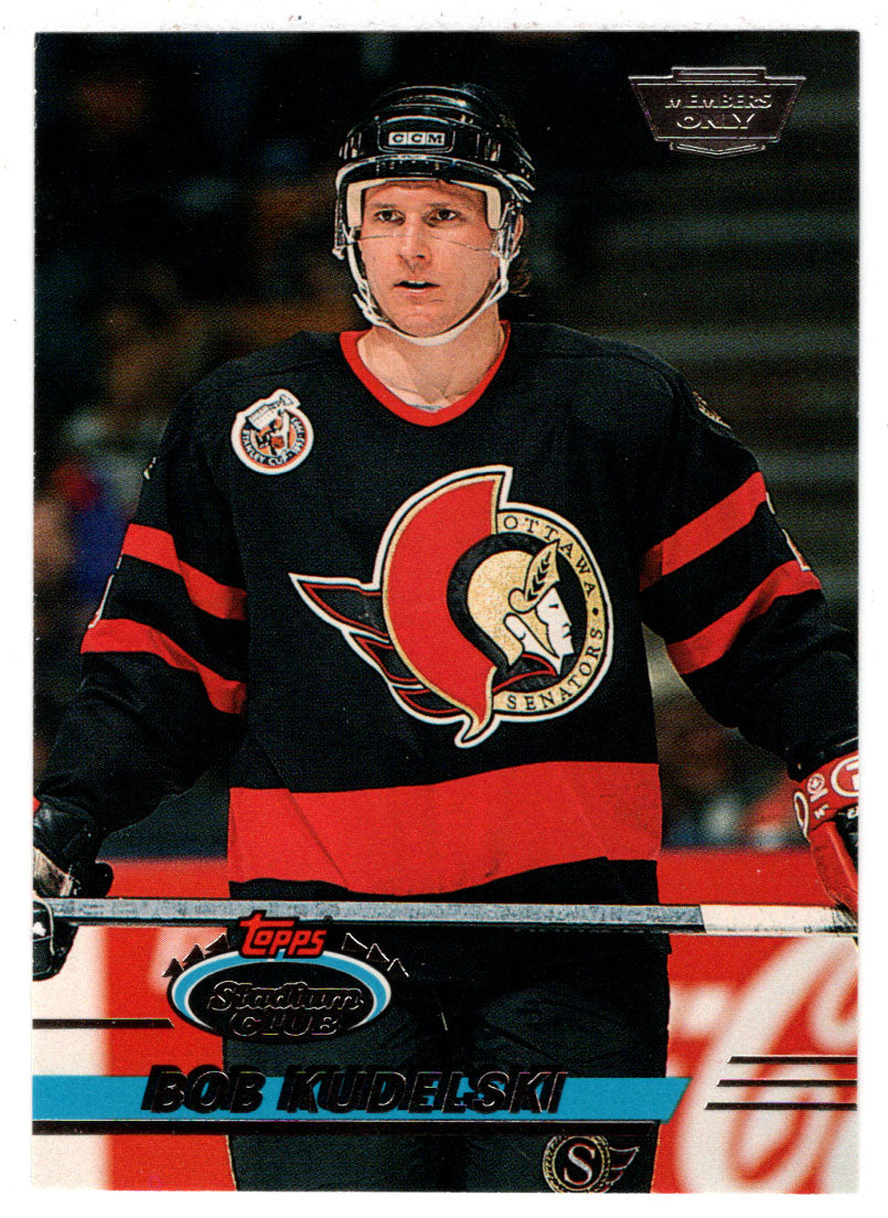 Bob Kudelski - Ottawa Senators (NHL Hockey Card) 1993-94 Topps Stadium Club # 120 Mint