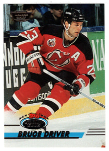 Bruce Driver - New Jersey Devils (NHL Hockey Card) 1993-94 Topps Stadium Club # 126 Mint