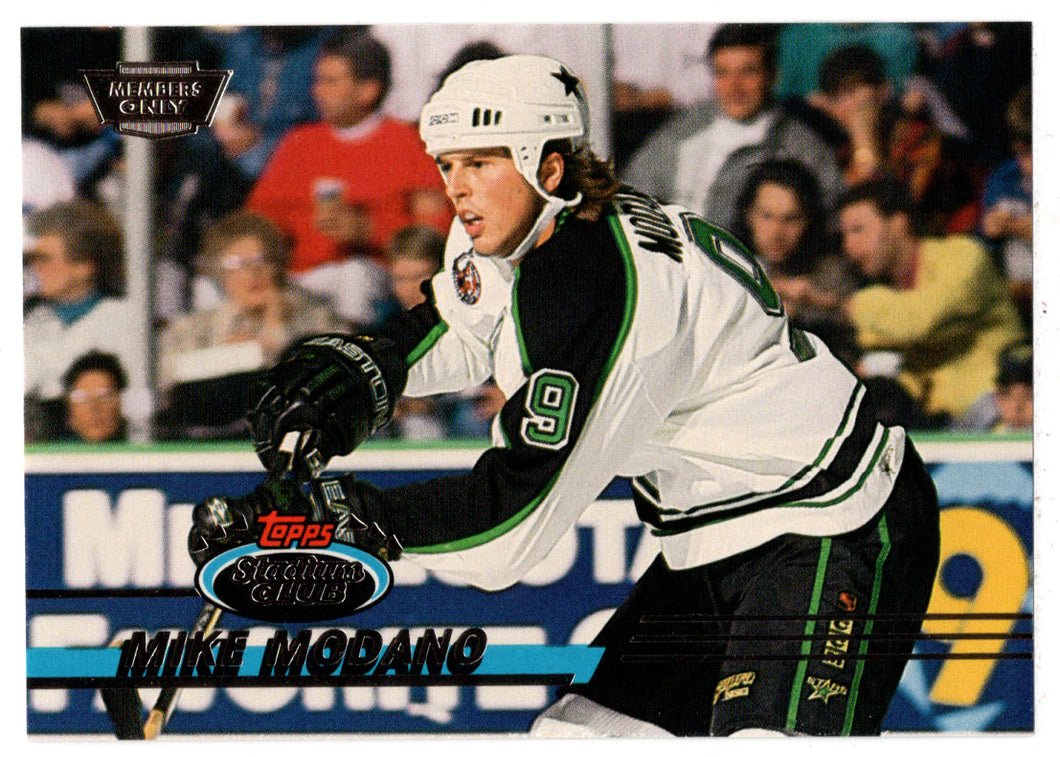 Mike Modano - Dallas Stars (NHL Hockey Card) 1993-94 Topps Stadium Club # 130 Mint