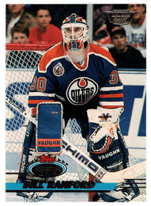 Bill Ranford - Edmonton Oilers (NHL Hockey Card) 1993-94 Topps Stadium Club # 131 Mint