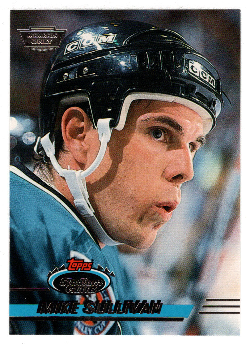 Mike Sullivan - San Jose Sharks (NHL Hockey Card) 1993-94 Topps Stadium Club # 139 Mint