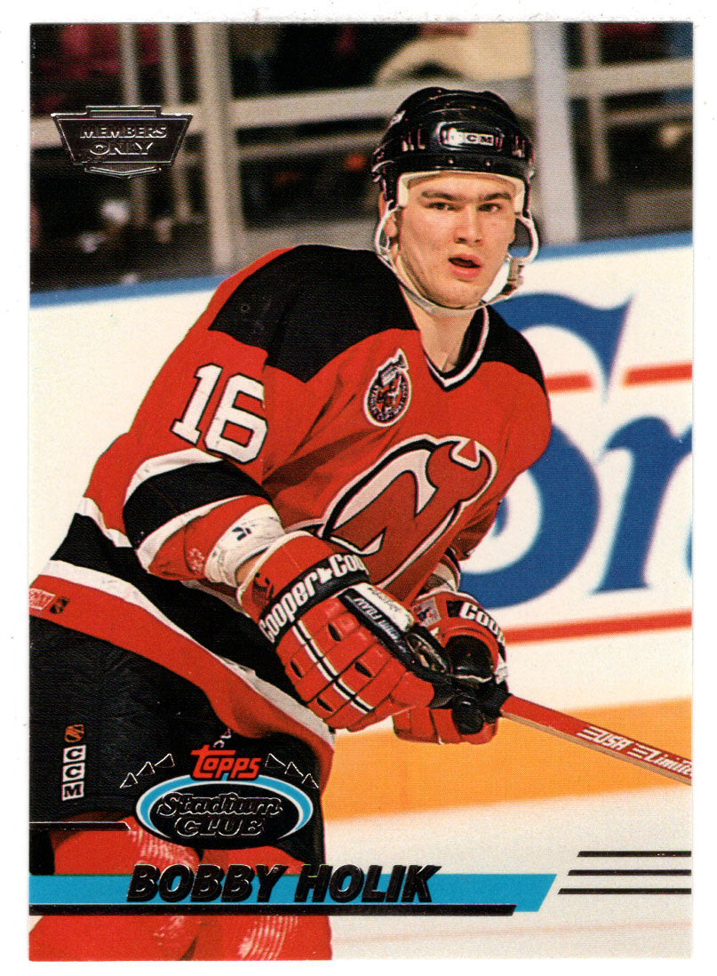 Bobby Holik - New Jersey Devils (NHL Hockey Card) 1993-94 Topps Stadium Club # 159 Mint