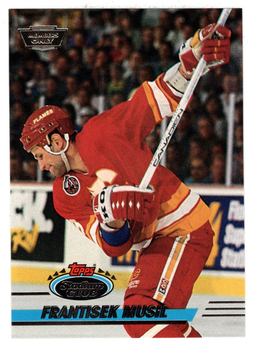 Frank Musil - Calgary Flames (NHL Hockey Card) 1993-94 Topps Stadium Club # 169 Mint