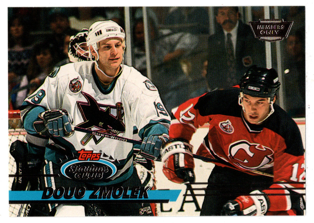 Doug Zmolek - San Jose Sharks (NHL Hockey Card) 1993-94 Topps Stadium Club # 171 Mint