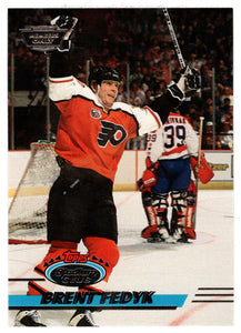 Brent Fedyk - Philadelphia Flyers (NHL Hockey Card) 1993-94 Topps Stadium Club # 181 Mint