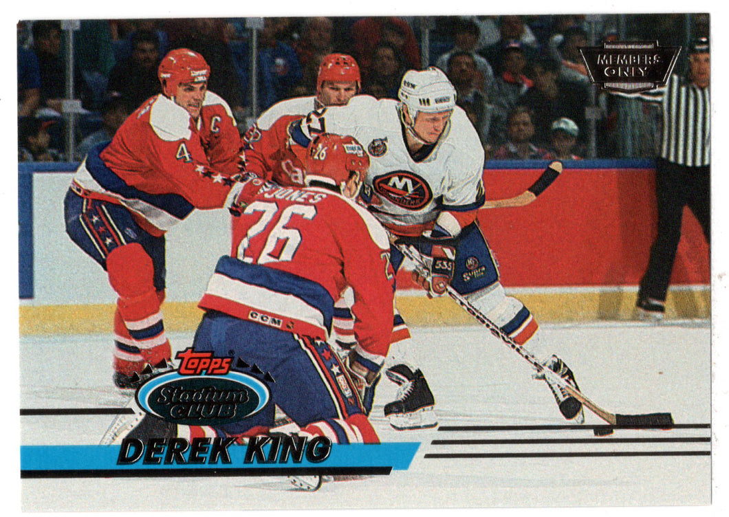 Derek King - New York Islanders (NHL Hockey Card) 1993-94 Topps Stadium Club # 215 Mint