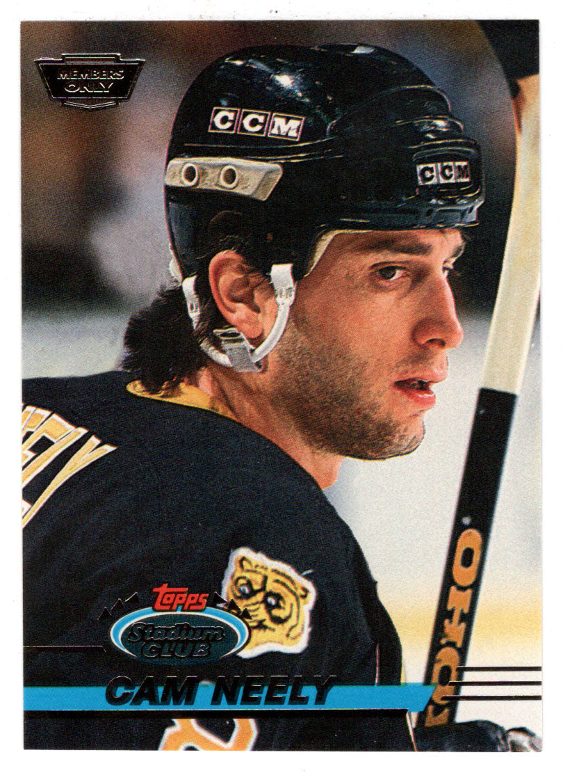 Cam Neely - Boston Bruins (NHL Hockey Card) 1993-94 Topps Stadium Club # 216 Mint