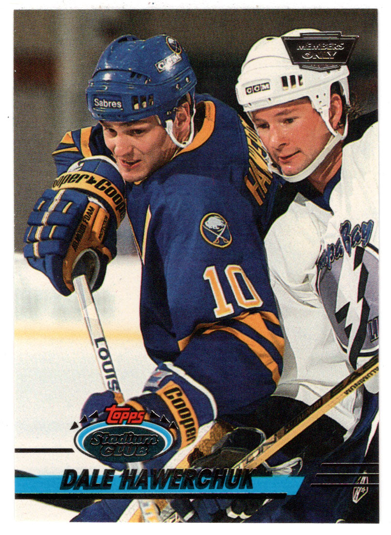 Dale Hawerchuk - Buffalo Sabres (NHL Hockey Card) 1993-94 Topps Stadium Club # 220 Mint