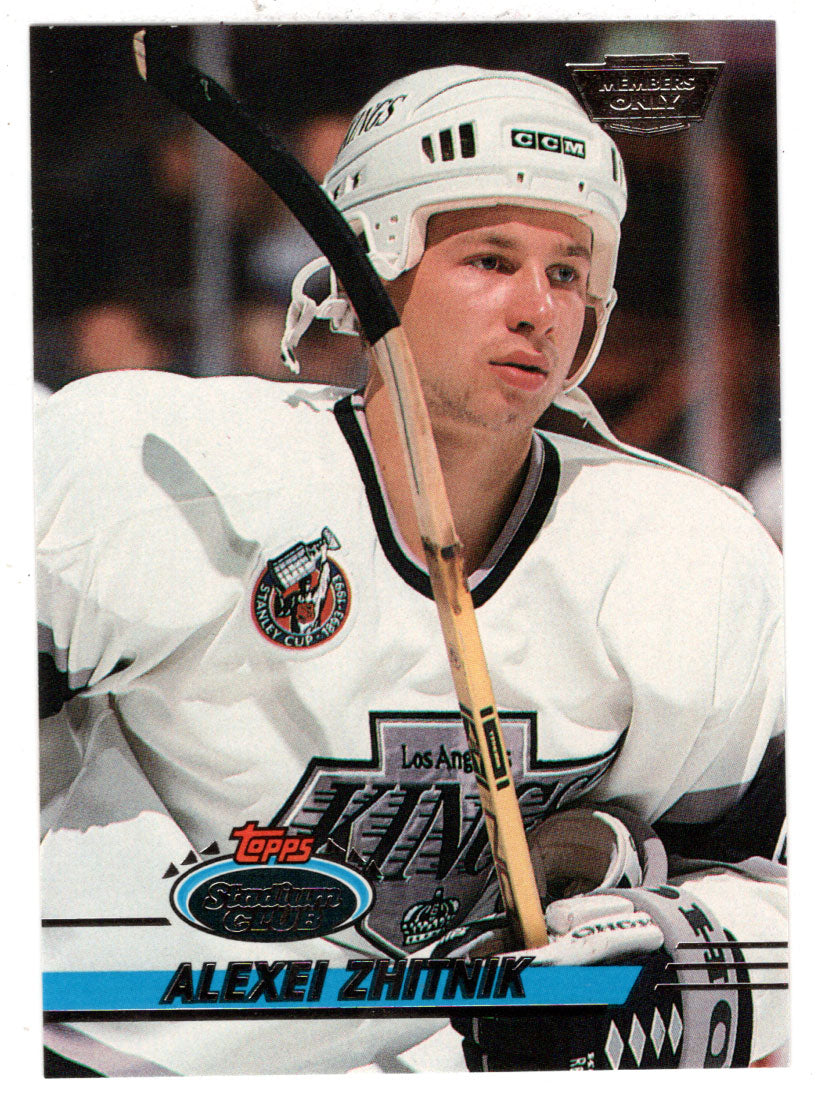 Alexei Zhitnik - Los Angeles Kings (NHL Hockey Card) 1993-94 Topps Stadium Club # 221 Mint