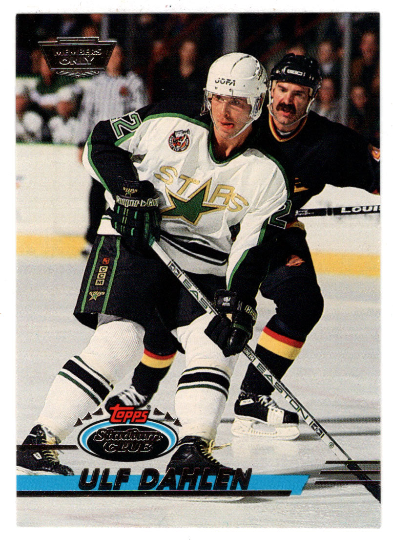 Ulf Dahlen - Dallas Stars (NHL Hockey Card) 1993-94 Topps Stadium Club # 238 Mint