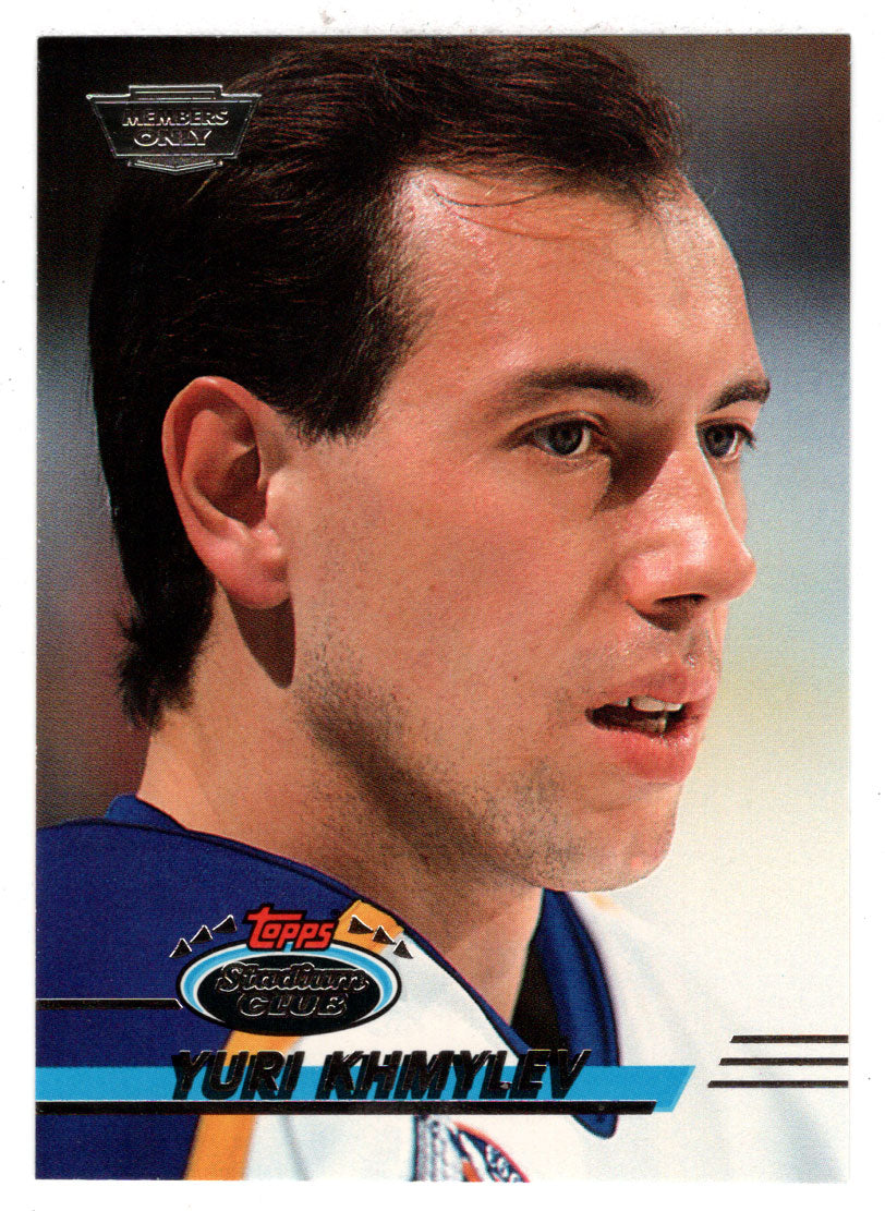 Yuri Khmylev - Buffalo Sabres (NHL Hockey Card) 1993-94 Topps Stadium Club # 241 Mint