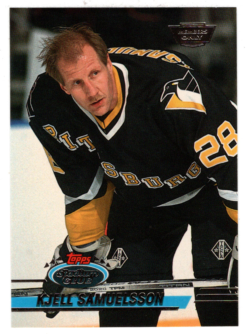 Kjell Samuelsson - Pittsburgh Penguins (NHL Hockey Card) 1993-94 Topps Stadium Club # 251 Mint
