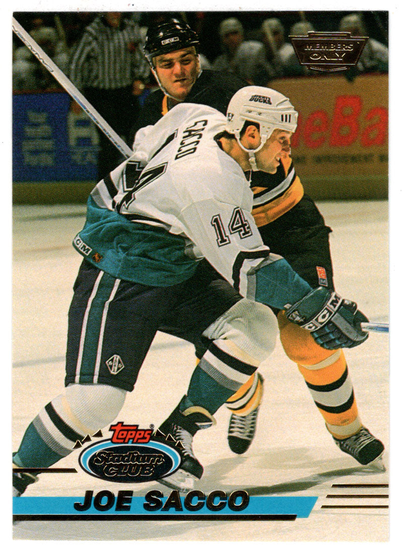 Joe Sacco - Anaheim Ducks (NHL Hockey Card) 1993-94 Topps Stadium Club # 256 Mint
