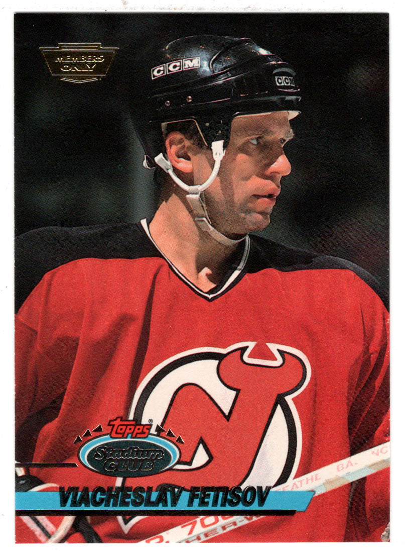Slava Fetisov - New Jersey Devils (NHL Hockey Card) 1993-94 Topps Stadium Club # 265 Mint
