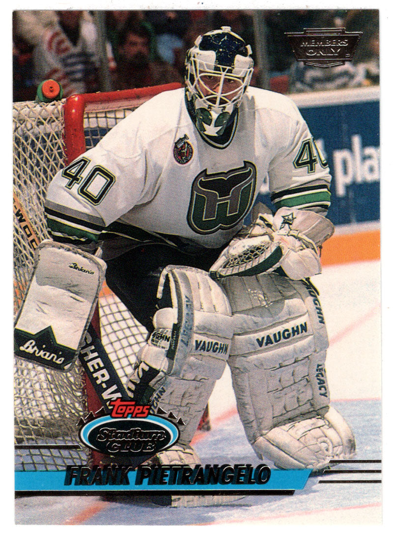 Frank Pietrangelo - Hartford Whalers (NHL Hockey Card) 1993-94 Topps Stadium Club # 272 Mint