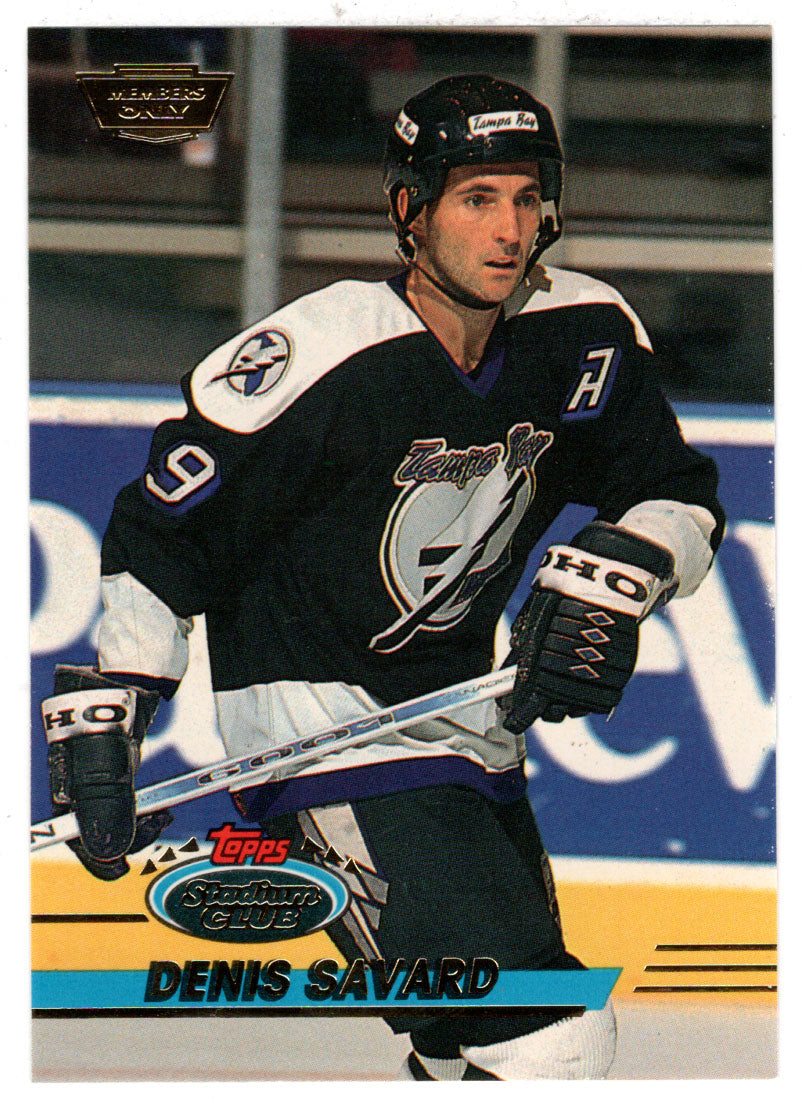 Denis Savard - Tampa Bay Lightning (NHL Hockey Card) 1993-94 Topps Stadium Club # 297 Mint