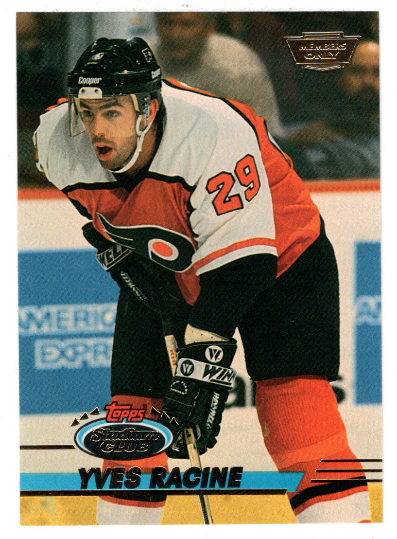 Yves Racine - Philadelphia Flyers (NHL Hockey Card) 1993-94 Topps Stadium Club # 304 Mint