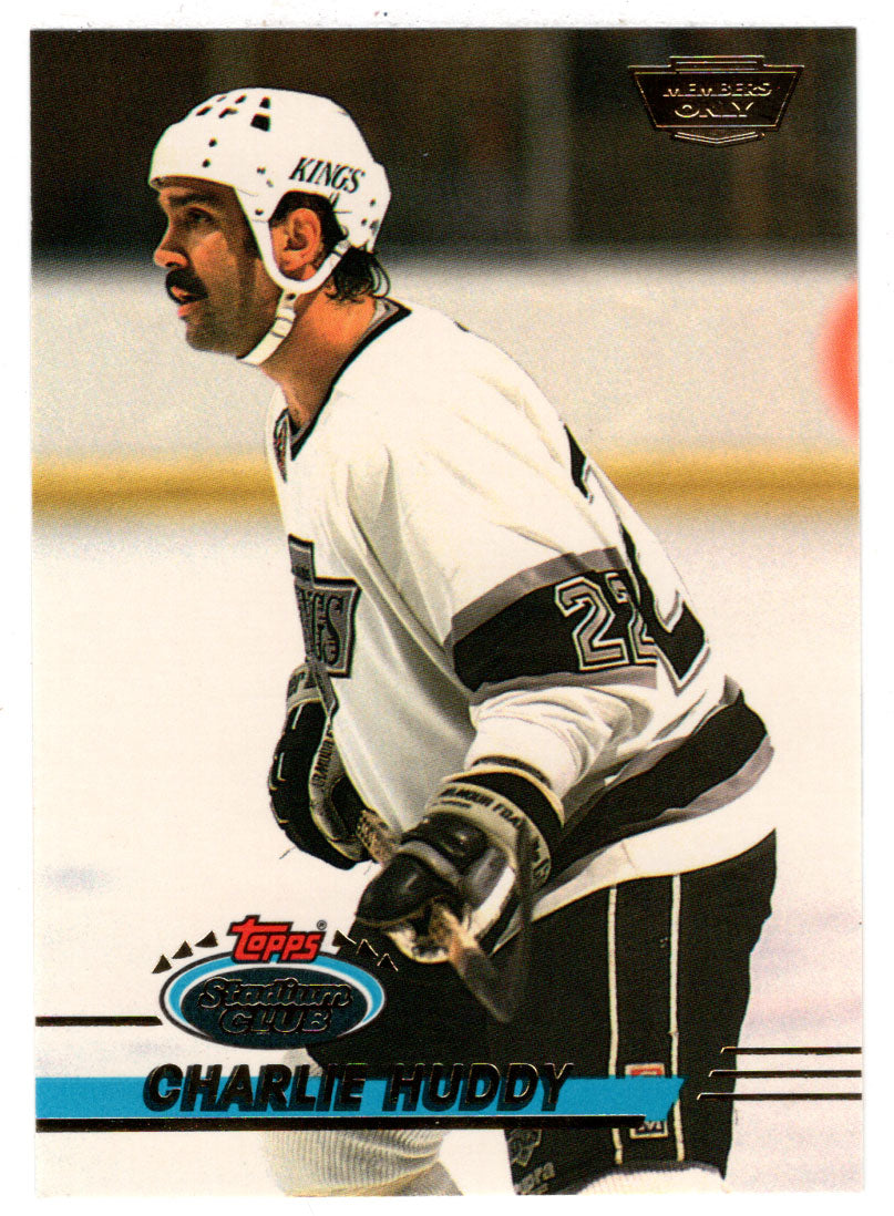Charlie Huddy - Los Angeles Kings (NHL Hockey Card) 1993-94 Topps Stadium Club # 308 Mint