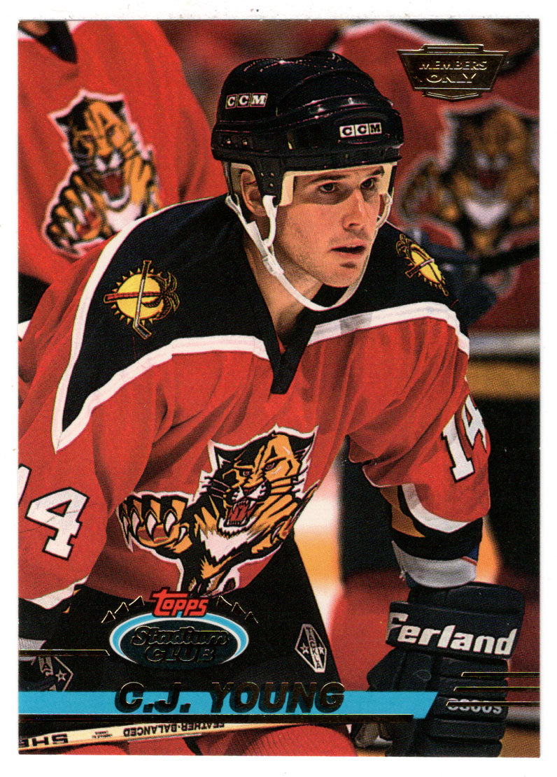 C.J. Young - Florida Panthers (NHL Hockey Card) 1993-94 Topps Stadium Club # 316 Mint