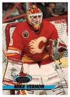Mike Vernon - Calgary Flames (NHL Hockey Card) 1993-94 Topps Stadium Club # 319 Mint