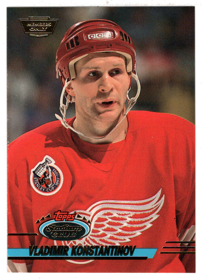 Vladimir Konstantinov - Detroit Red Wings (NHL Hockey Card) 1993-94 Topps Stadium Club # 333 Mint