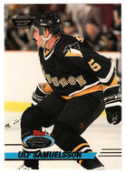 Ulf Samuelsson - Pittsburgh Penguins (NHL Hockey Card) 1993-94 Topps Stadium Club # 356 Mint