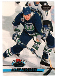Allen Pedersen - Hartford Whalers (NHL Hockey Card) 1993-94 Topps Stadium Club # 366 Mint
