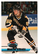 Martin Straka - Pittsburgh Penguins (NHL Hockey Card) 1993-94 Topps Stadium Club # 415 Mint