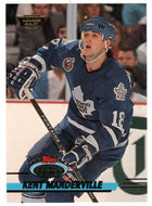 Kent Manderville - Toronto Maple Leafs (NHL Hockey Card) 1993-94 Topps Stadium Club # 417 Mint