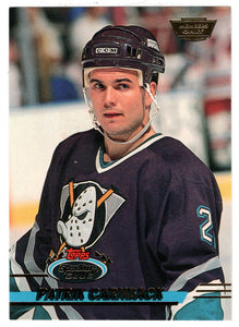 Patrick Carnback RC - Anaheim Ducks (NHL Hockey Card) 1993-94 Topps Stadium Club # 434 Mint