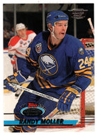 Randy Moller - Buffalo Sabres (NHL Hockey Card) 1993-94 Topps Stadium Club # 435 Mint