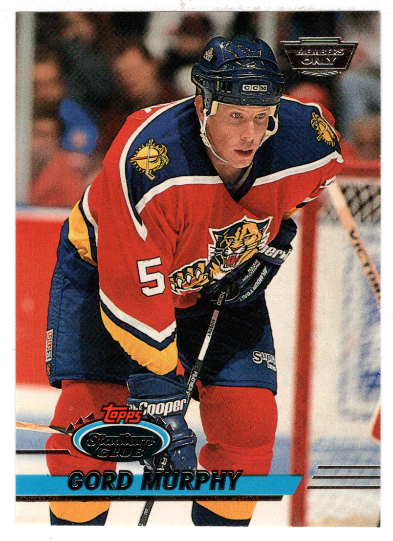 Gord Murphy - Florida Panthers (NHL Hockey Card) 1993-94 Topps Stadium Club # 439 Mint