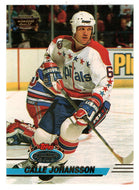 Calle Johansson - Washington Capitals (NHL Hockey Card) 1993-94 Topps Stadium Club # 451 Mint