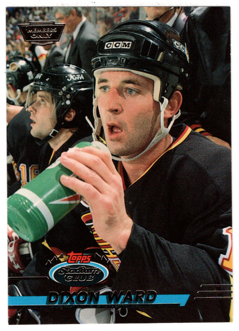 Dixon Ward - Vancouver Canucks (NHL Hockey Card) 1993-94 Topps Stadium Club # 454 Mint