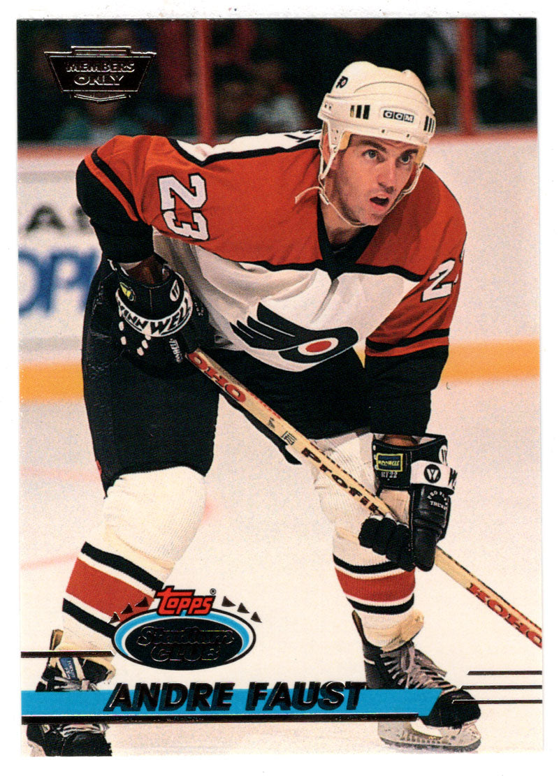 Andre Faust - Philadelphia Flyers (NHL Hockey Card) 1993-94 Topps Stadium Club # 462 Mint
