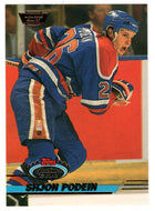 Shjon Podein RC - Edmonton Oilers (NHL Hockey Card) 1993-94 Topps Stadium Club # 474 Mint