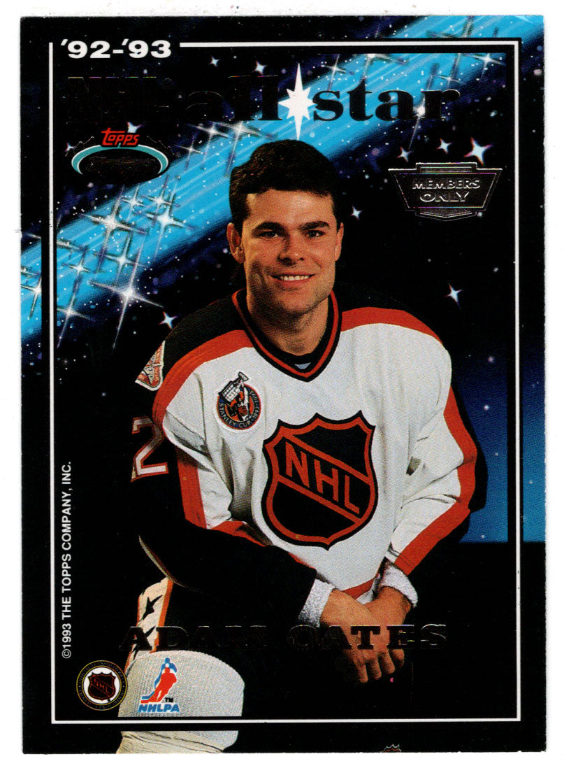 Adam Oates - Brian Bradley - All-Stars (NHL Hockey Card) 1993-94 Topps Stadium Club # 11 Mint