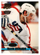 Travis Richards - Team USA - Members Only (NHL Hockey Card) 1993-94 Topps Stadium Club # 18 Mint