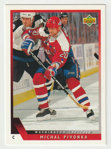 Michal Pivonka - Washington Capitals (NHL Hockey Card) 1993-94 Upper Deck # 154 Mint