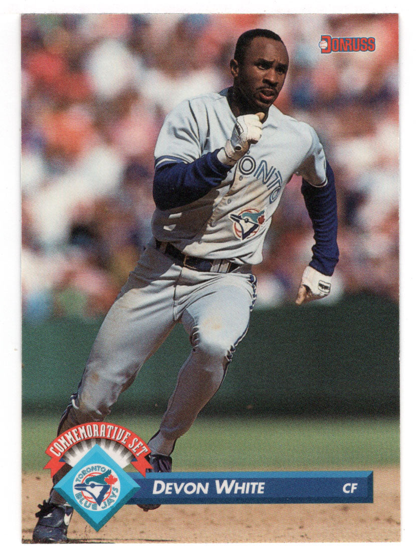 Devon White - 1993 Blue Jays 1992 Championship Season (MLB Baseball Card) 1993 Donruss # 13 Mint