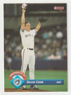 David Cone - 1993 Blue Jays 1992 Championship Season (MLB Baseball Card) 1993 Donruss # 15 Mint