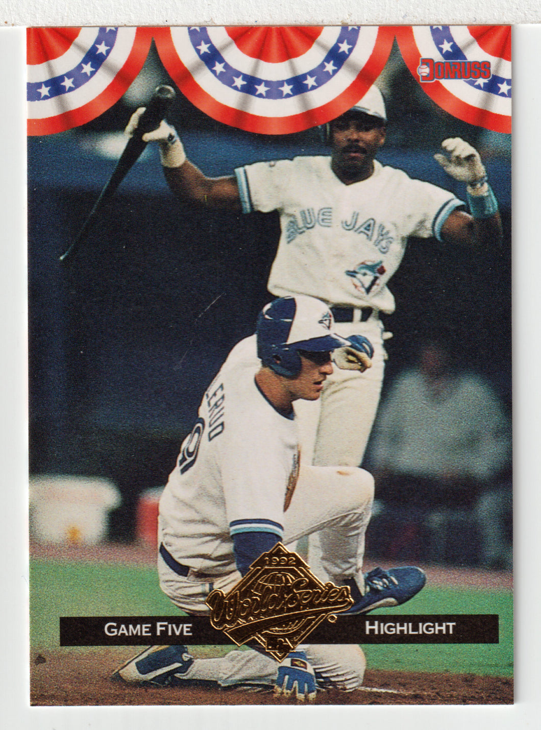 John Olerud - WS Foil - 1993 Blue Jays 1992 Championship Season (MLB Baseball Card) 1993 Donruss # WS6 Mint