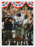 Dave Winfield - Derek Bell - WS Foil - 1993 Blue Jays 1992 Championship Season (MLB Baseball Card) 1993 Donruss # WS7 Mint