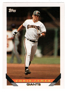 Chris James - San Francisco Giants (MLB Baseball Card) 1993 Topps # 38 Mint